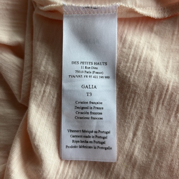 Des Petits Hauts Blush Starry Tee | Size Medium - Picture 9 of 9